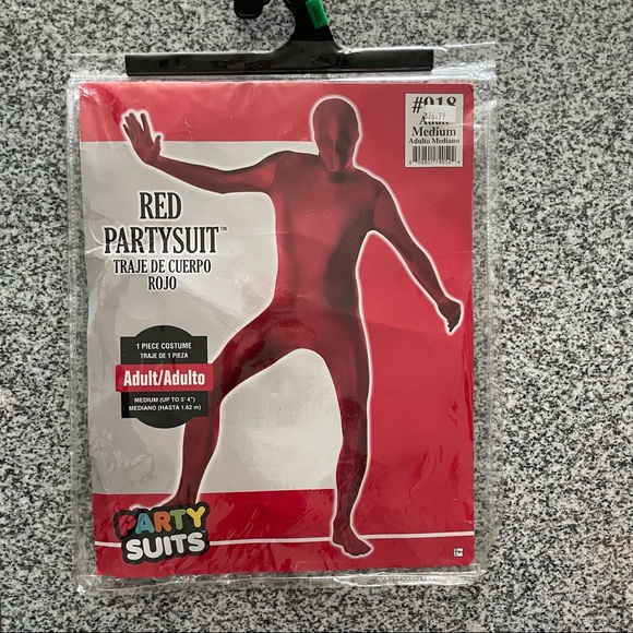 Adult Red Partysuit / Britney Spears Oops Outfit / Jumpsuit - Worn Once - Picture 4 of 8